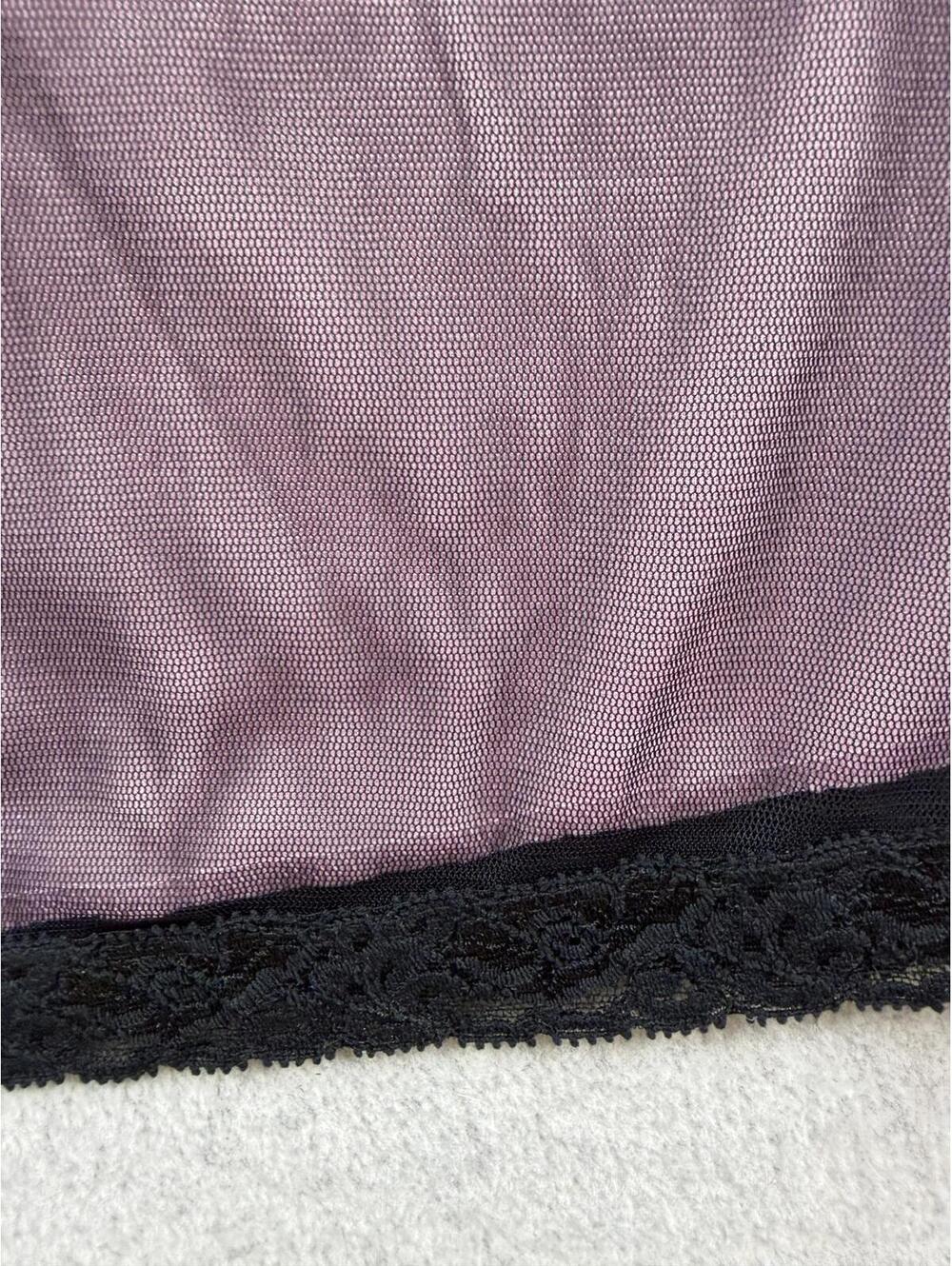 90s mesh overlay slip dress - Picture 3 of 7